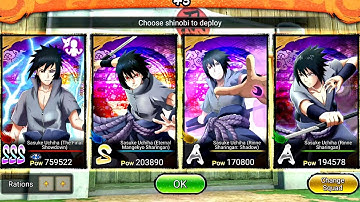 【NxB】All Sasuke Attack Mission Gameplay