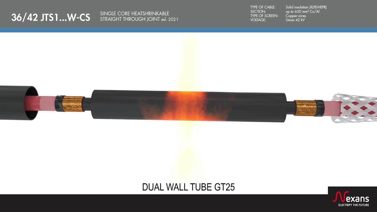 Nexans 36-42JTS1 W (CS) Medium Voltage Heat-Shrink Cable Joints