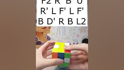 How To Make a Python Pattern on a 3x3 Rubik