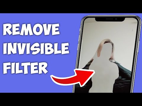 How To Remove Invisible Filter In TikTok!