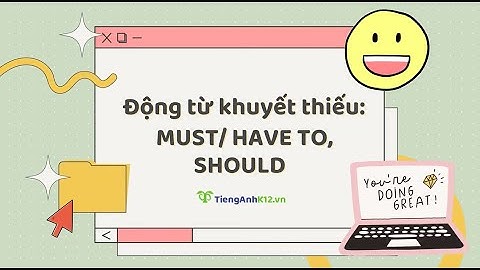 Tiếng Anh 11 (Global Success) - Unit 2: Modal verbs: must, have to, should