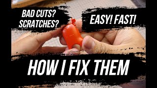 CUTS AND BLEMISHES ON GUNPLA? HOW I FIX IN MINUTES!!