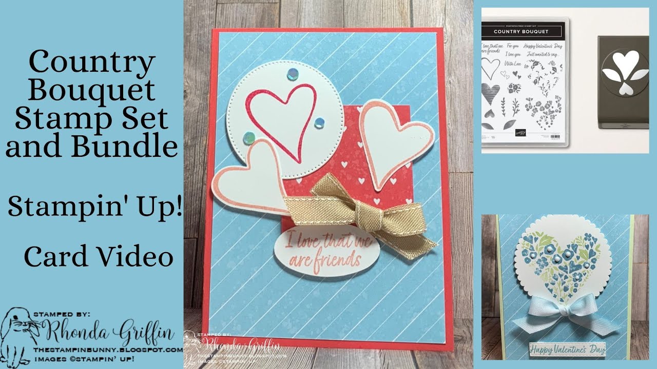 Country Bouquet Bundle Stampin Up Card Video YouTube Country Bouquet Bundle Stampin Up Card Video YouTube
