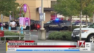 Teen shot inside Washington Target