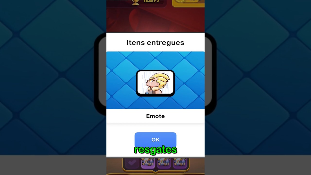 Emote grátis da Valquíria Heroica na Chuva no Clash Royale ☔⚔️
