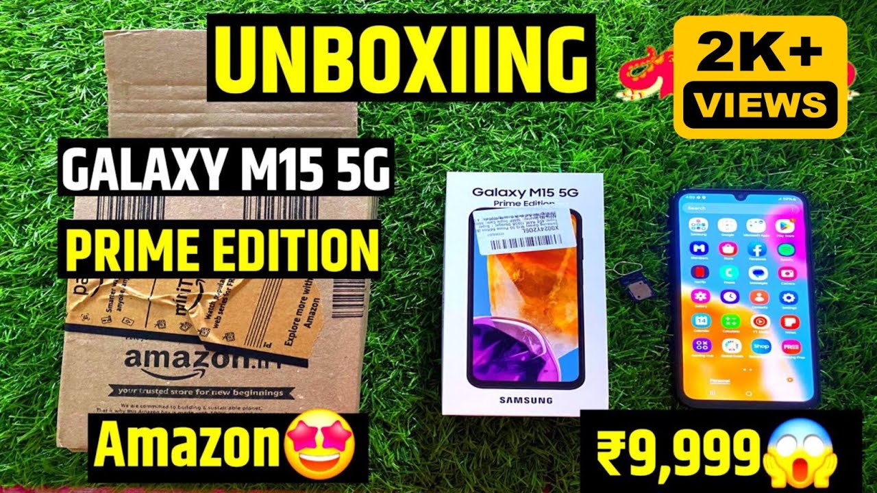 Samsung Galaxy M15 5G Prime Edition Unboxing | Amazon Great Indian Sale | 2024 | Best Phone | 10K 😍