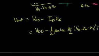 Common Gate Amplifiers - Gain Equation