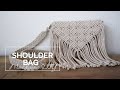 DIY Macrame Bag, Shoulder Macramé Bag, Macrame Purse Tutorial