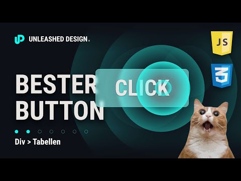 Einfache Wave-Button-Animation mit JavaScript & CSS (Tutorial)