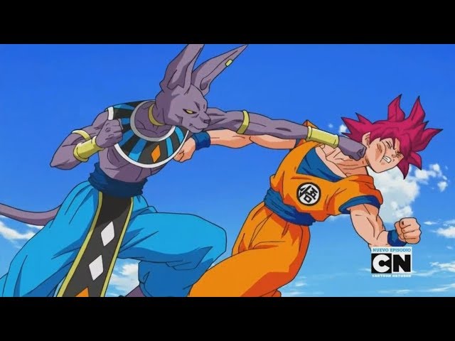 goku super saiyan god vs bills the god of destruction