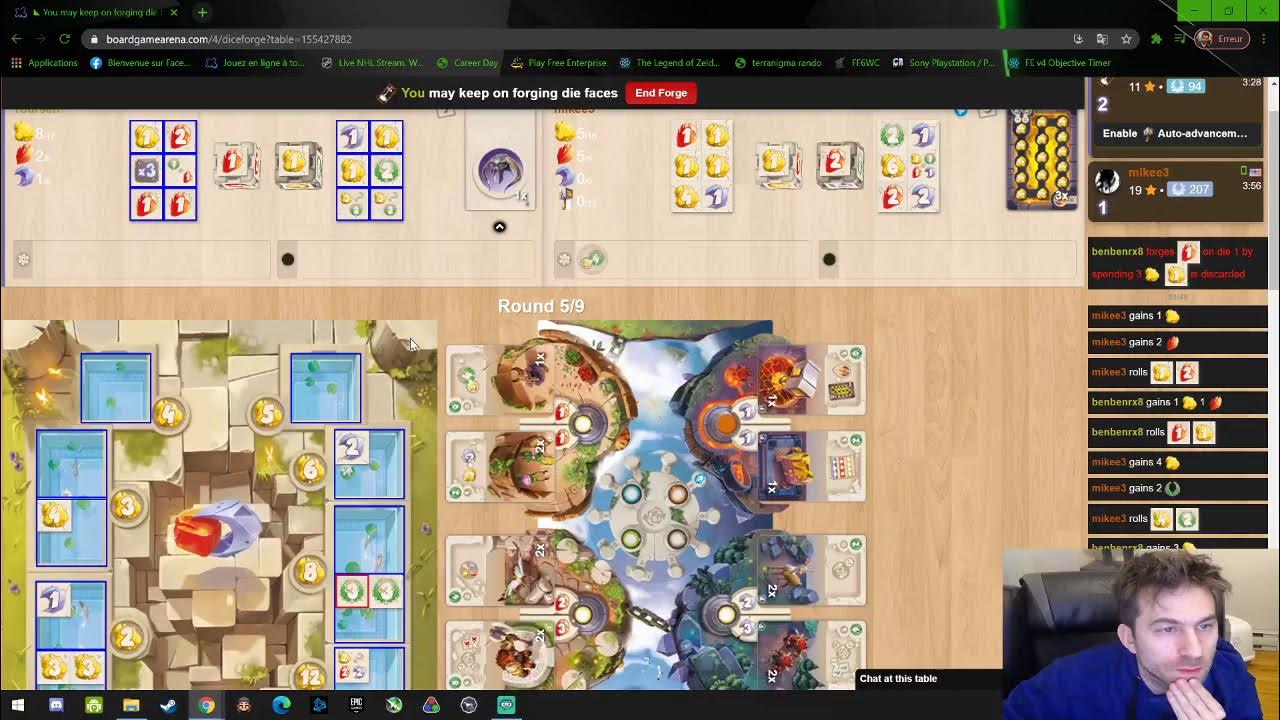 dice board game arena YouTube