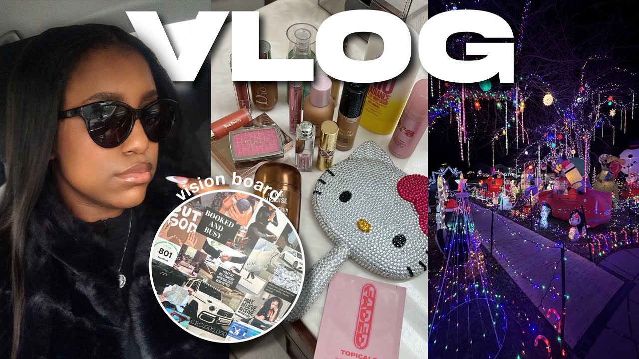 Воскресный видеоблог о перезагрузке 2026 | Выход в свет, любование рождественскими огнями, посеще...