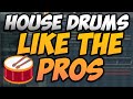 How to Make House drums Like a GOD🥁