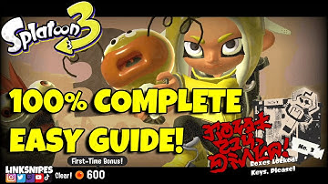 Splatoon 3 | Boxes Locked! Keys, Please! | Crater No. 3 | Easy Guide | No Commentary!