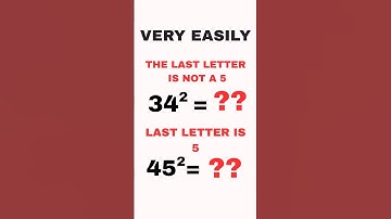 How to easily square random numbers #mathstricks #calculation #exam #learning #maths