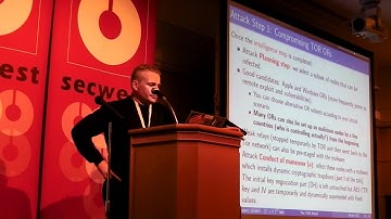 PacSec 2011 Eric Filiol - Dynamic Cryptographic Backdoors to take over the TOR network. - New Audio