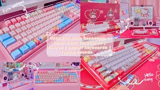 The Perfect Keyboard! Unboxing Doraemon Macaron 5108B & Hello Kitty Opera 5108S A | Typing Sounds ✨ screenshot 5
