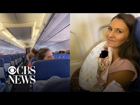New parents traveling home with adopted infant get impromptu baby shower on flight