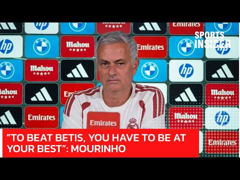 “WE MUST BE AT OUR BEST”: Mourinho Demands Best From Real Madrid Ahead Of Betis Clash | AD1C