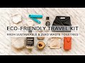 Eco-friendly travel kit from sustainable and zero waste toiletries | Aliz’s Wonderland