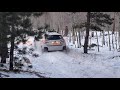 Subaru Crosstrek Offroad in deep snow