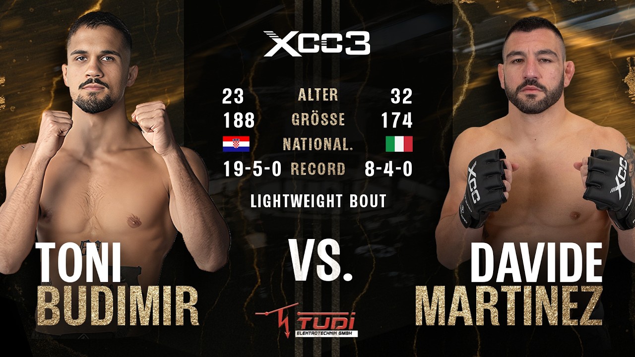 Toni Budimir vs Davide Martinez | XCC3 FULL FIGHT
