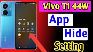 Vivo T1 44w me app hide kaise kare,how to hide apps in Vivo t1 4w,vivo T1 app hide setting screenshot 2