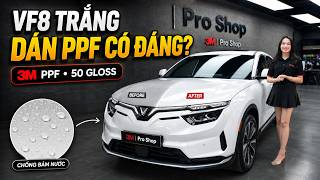 Đánh giá PPF 3M 50 Gloss trên VinFast VF8 sau khi dán