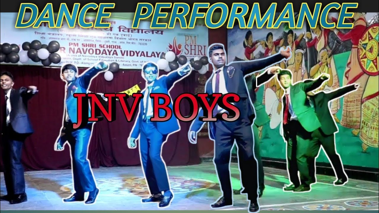 JNV Dhubri Boys Group Dance | NILGIRI Boys | Farewell 2025 - YouTube
