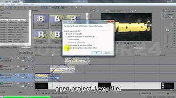 Sony Vegas Tutorial-How to change TEXT & COLOR if veg file is inserted on a track