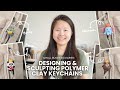 Small Business Diaries 🧸 Designing &amp; Sculpting Polymer Clay Keychains for My First Shop Launch!