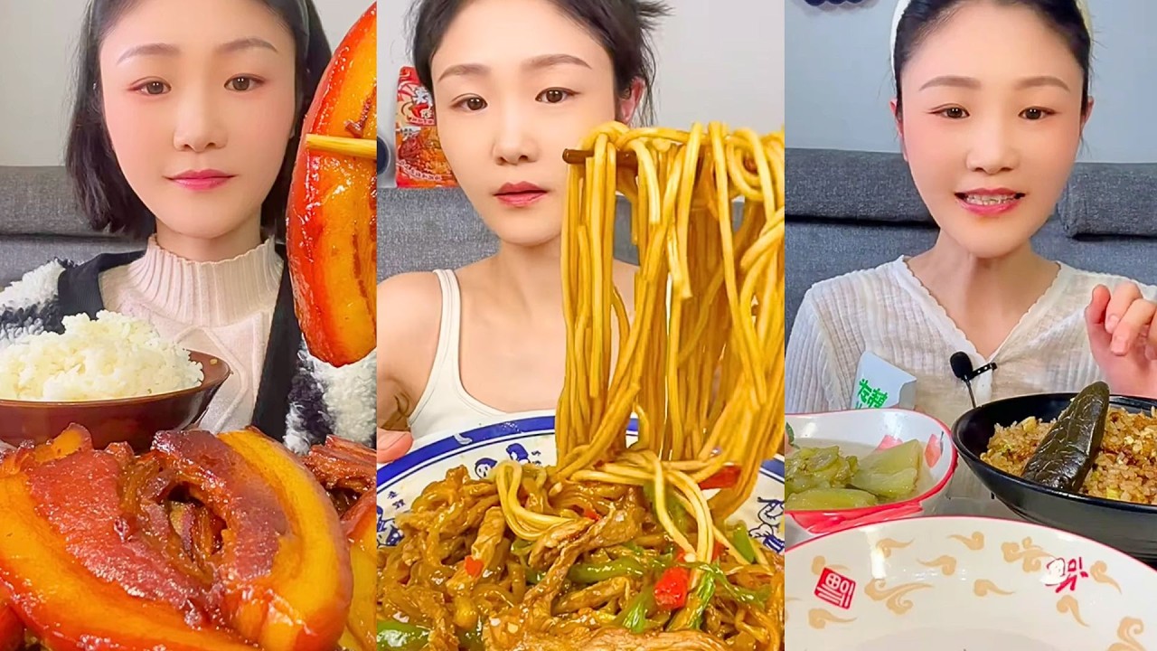 1 Hour ASMR Mukbang | Satisfying Eating Sounds for Sleep, Relaxation & Study #1136