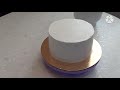 🤔 Выравнивание 🎂 за 8мин. белковый заварной крем 🍥/Cake decoration