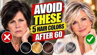 5 Hair Colors That Make Women Over 60 Look Older  Wear These Instead