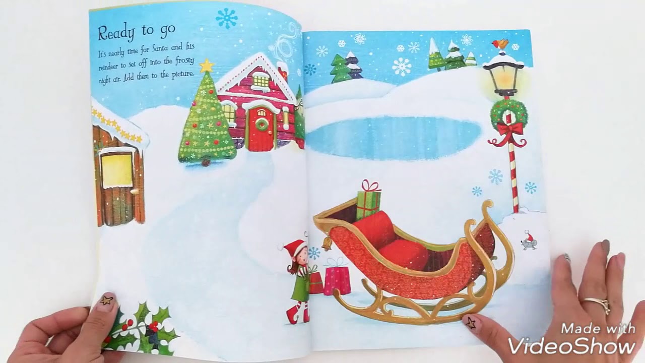 The big Christmas sticker book Usborne YouTube