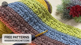 VERY EASY & FAST Crochet Pattern for Beginners! ️ AWESOME Crochet Stitch for Blanket & Sweater