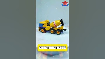 Devastator Combiner 6in1 Qman 1401 engineering mecha ⚡️ Speed Build Lego Transformers constructicons