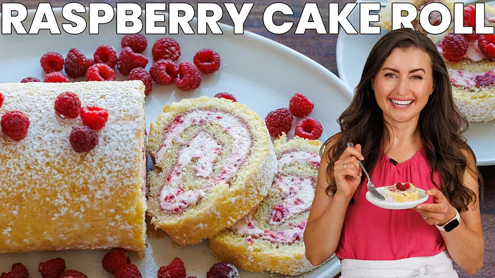 Easy Raspberry Swiss Roll Recipe | Soft & Creamy Filling
