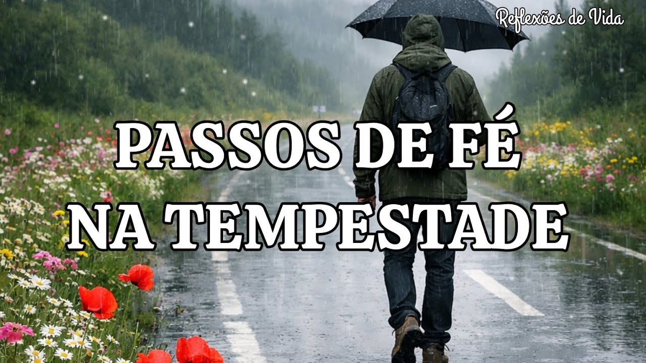 PASSOS DE FÉ NA TEMPESTADE 