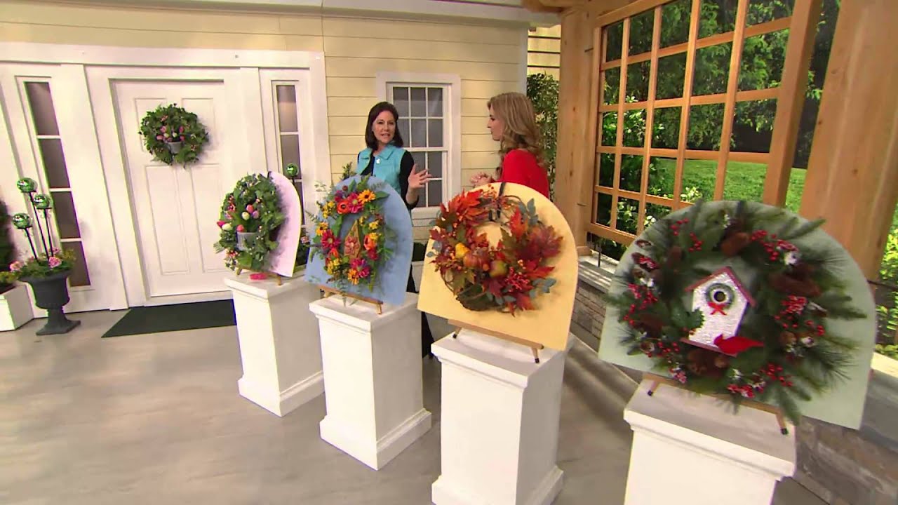 Welcome Home 22" Spring Wreath with Tulips with Jacque Gonzales