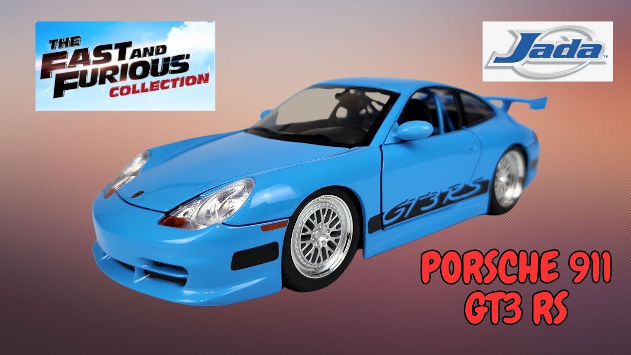 Jada Toys Fast & Furious Brian's Porsche 911 GT3 RS Unboxing - YouTube