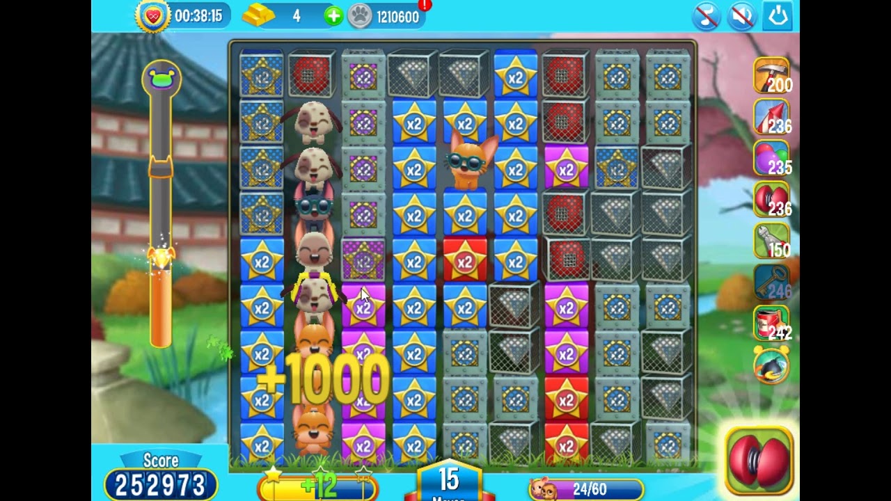 Pet Rescue Saga level 3732 no boosters