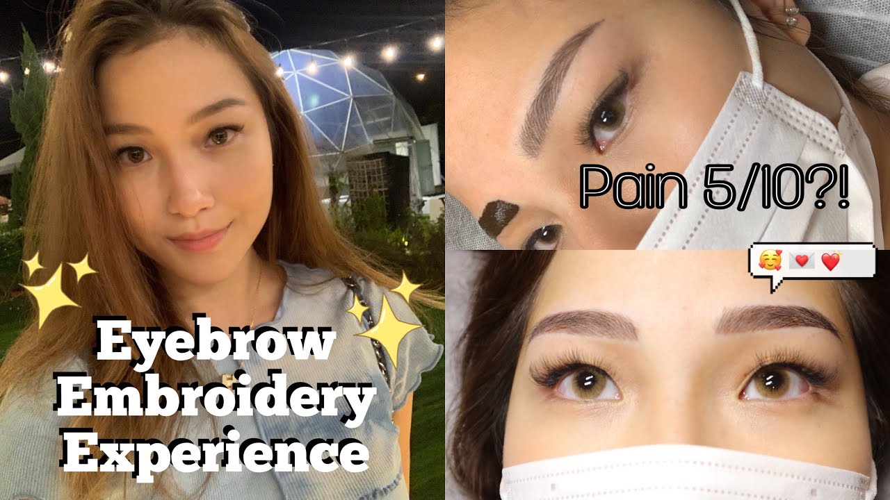Eyebrow Embroidery Experience ‼️ YouTube
