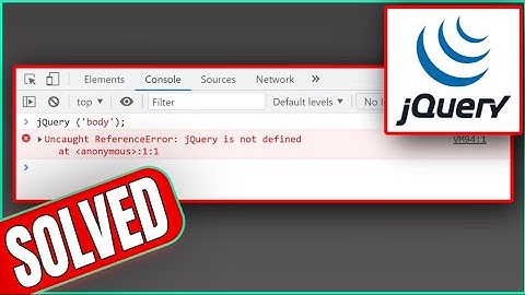 How To Fix "jQuery is not defined" WordPress Error:4/$ is Not Defined Error