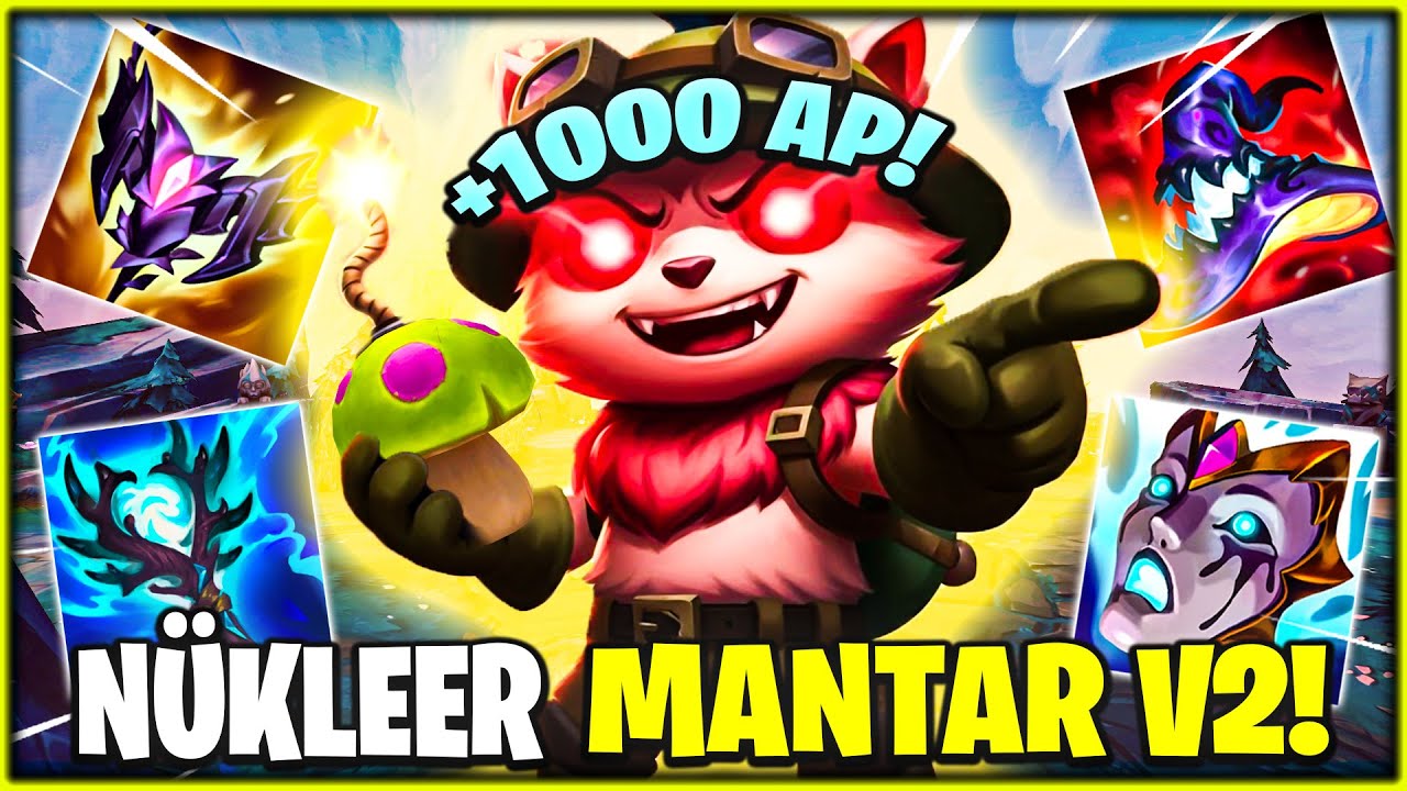 +1000 AP NÜKLEER TEEMO DEHŞETİ V2! (2 MAÇ BİRDEN!)
