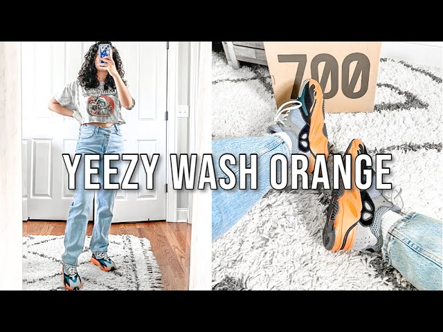 yeezy 700 wash orange review