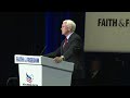 Former Vice President Mike Pence heckled at Faith & Freedom convention