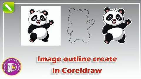 How to create image outline in laser cut | Coreldraw tutorial in tamil