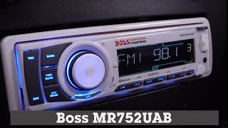 BOSS MARINE RADIO MR752UAB WEIß BOOT YACHT USB IPOD OUTDOOR WASSERDICHT MP3 