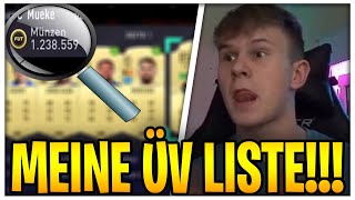 MEINE KRANKE ÜV LISTE SO ERSTELLT IHR EINE ÜV LISTE ?? | FIFA 21 ( deutsch )